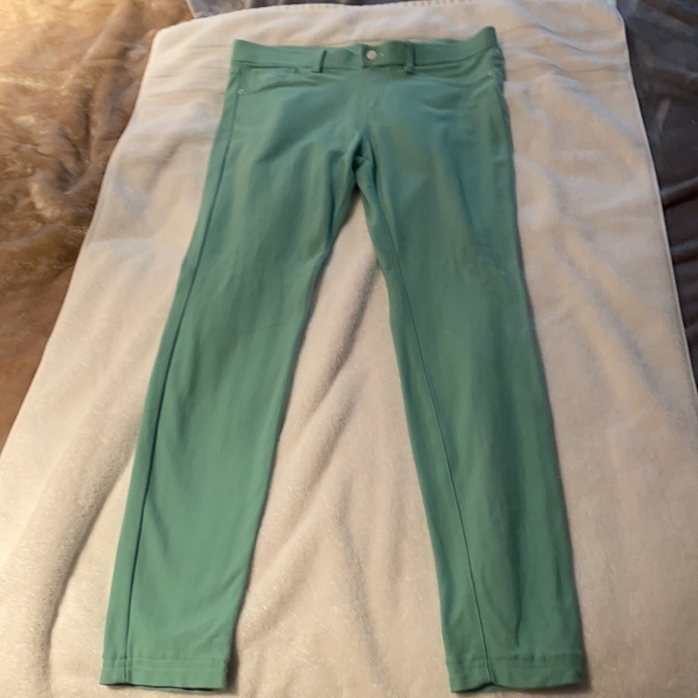 Hue Large Surf Green Stretch Jeans